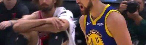  库里单场14记三分破纪录，勇士狂胜雷霆53分  